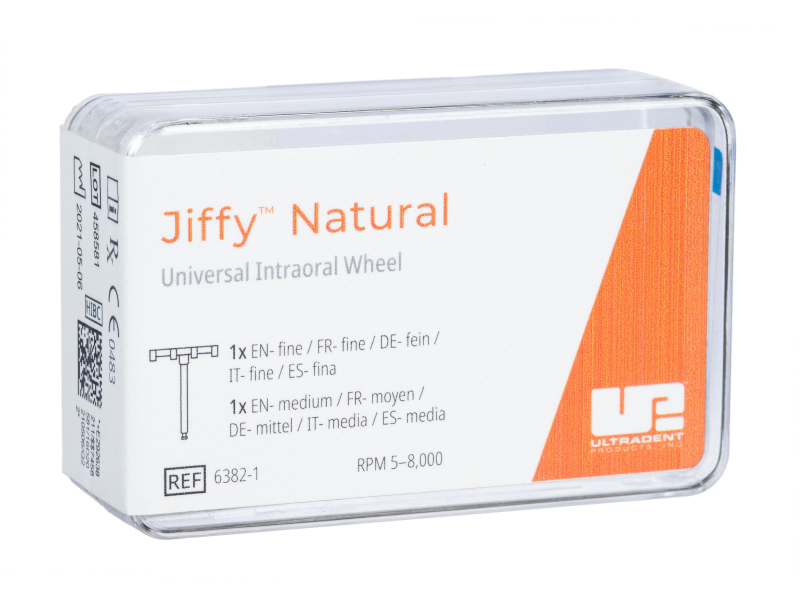 Jiffy Natural Universal Intraoral Polishing Kit - ενδοστοματική στίλβωση κεραμικών 2pk Jiffy Natural Universal Ceramic Polishers 